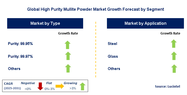 High Purity Mullite Powder Market by Segment