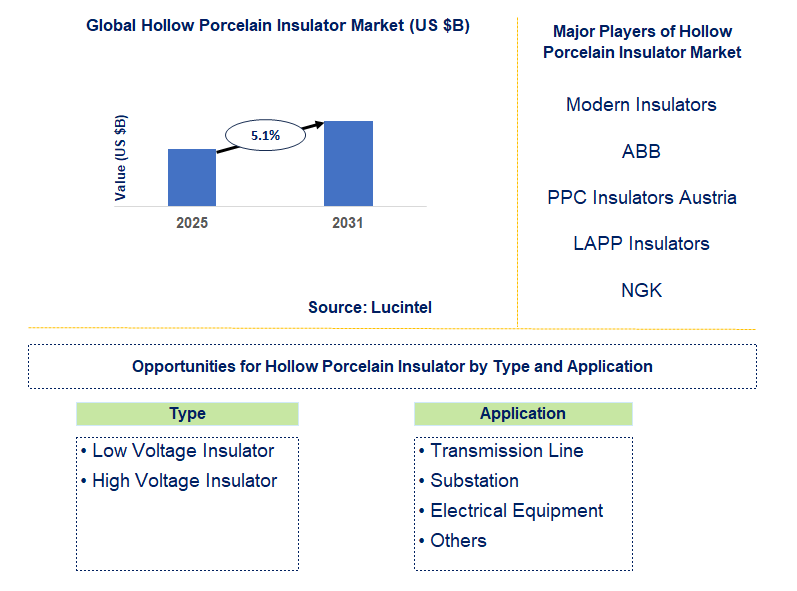 Hollow Porcelain Insulator Market Trends and Forecast