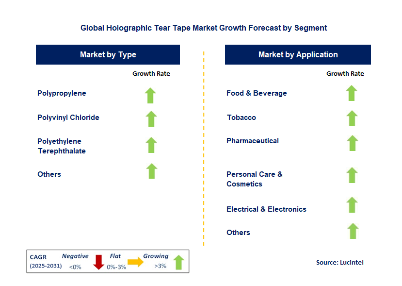 Holographic Tear Tape Market by Segment