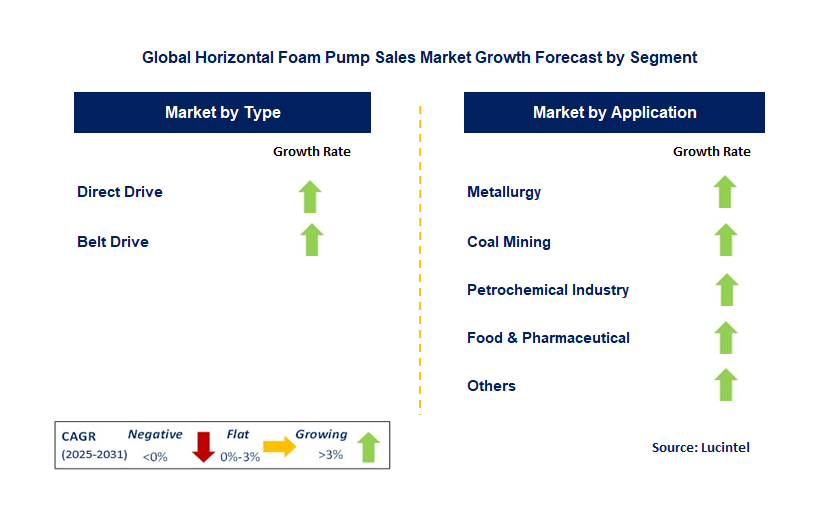 Horizontal Foam Pump Sales Market by Segment
