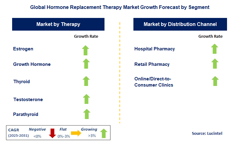 Hormone Replacement Therapy Market by Segment