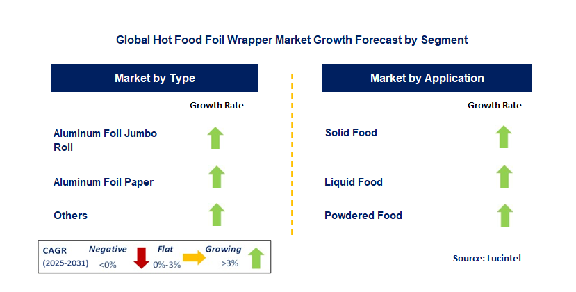 Hot Food Foil Wrapper Market by Segment