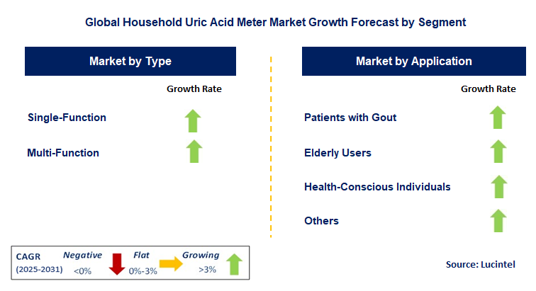 Household Uric Acid Meter Market by Segment