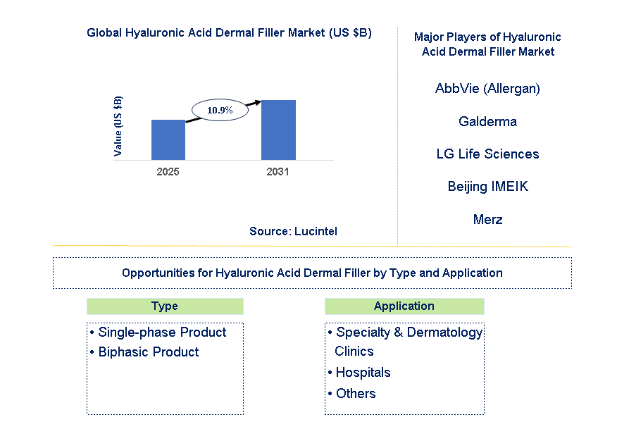 Hyaluronic Acid Dermal Filler Market Trends and Forecast