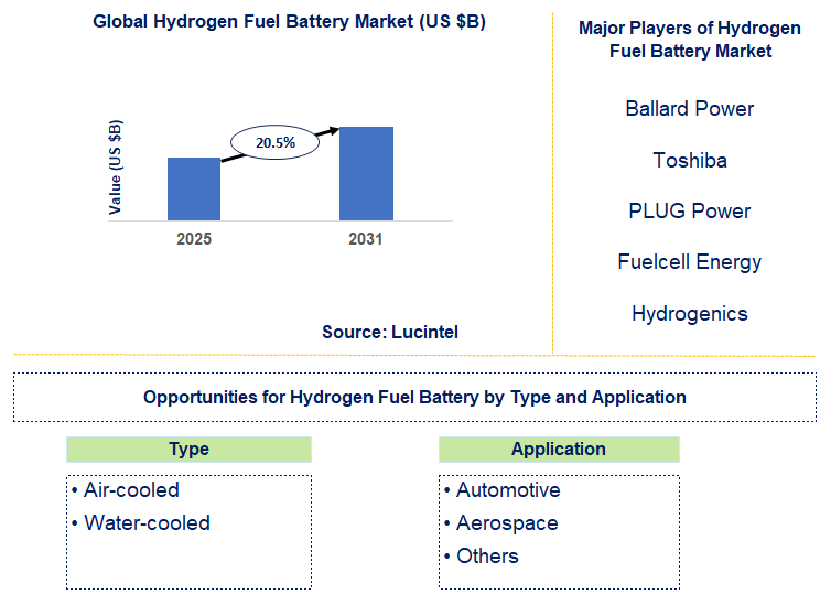 Hydrogen Fuel Battery Market Trends and Forecast