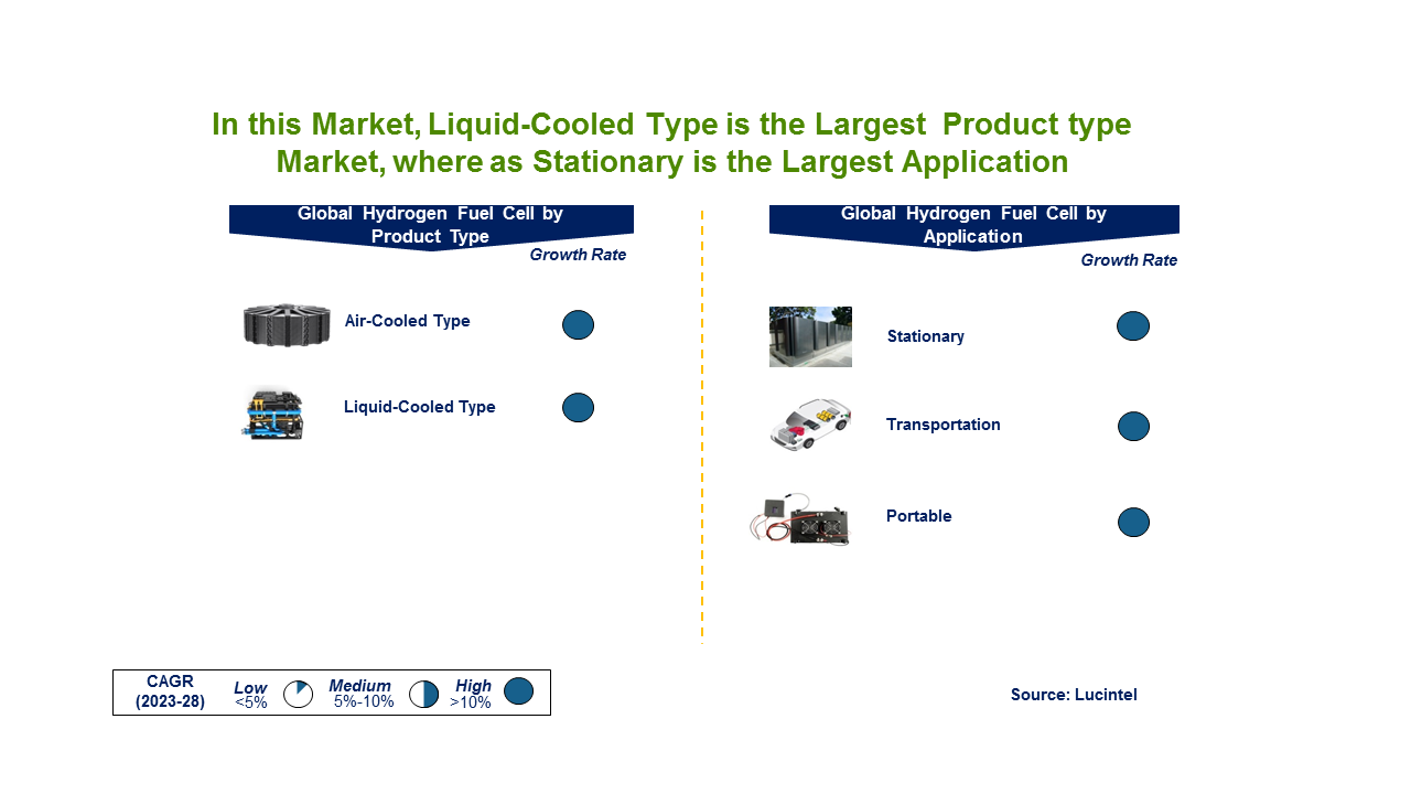 Hydrogen Fuel Cell Market by Segments