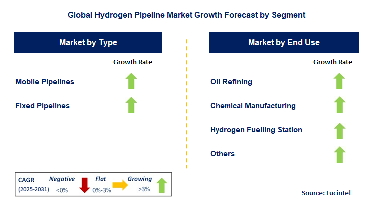 Hydrogen Pipeline Market by Segment