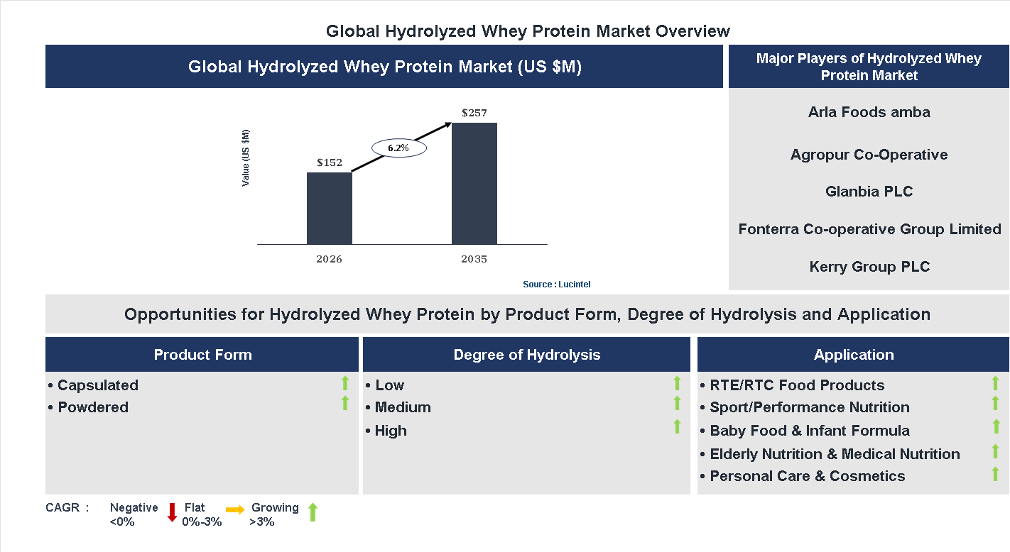 Hydrolyzed Whey Protein Market Trends and Forecast