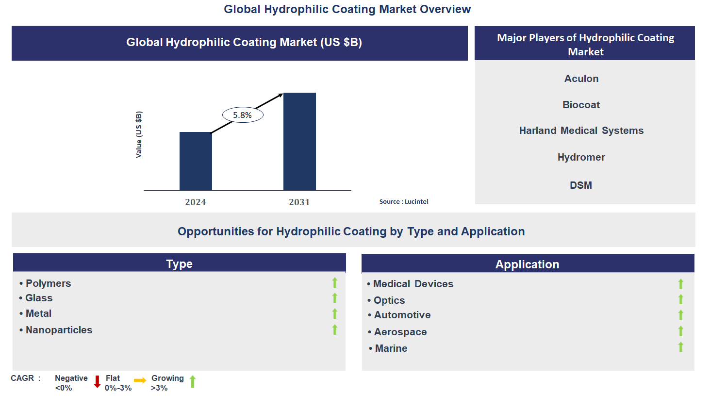 Hydrophilic Coating Market Trends and Forecast