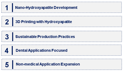 Emerging Trends in the Hydroxyapatite Market