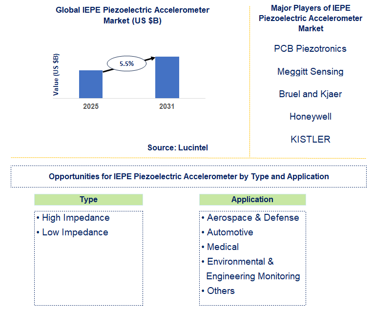 IEPE Piezoelectric Accelerometer Market Trends and Forecast
