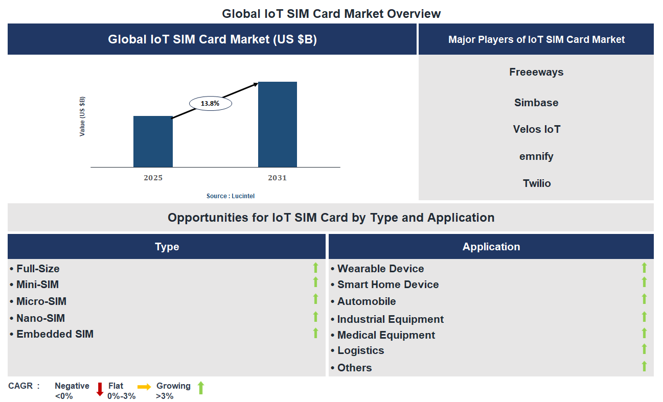 IoT SIM Card Market Trends and Forecast
