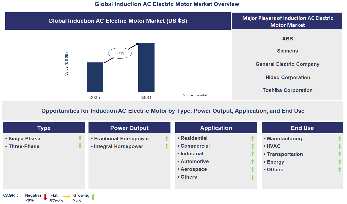 Induction AC Electric Motor Market Trends and Forecast