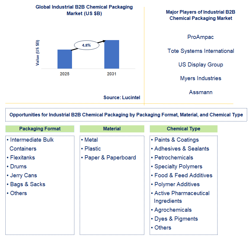 Industrial B2B Chemical Packaging Market Trends and Forecast
