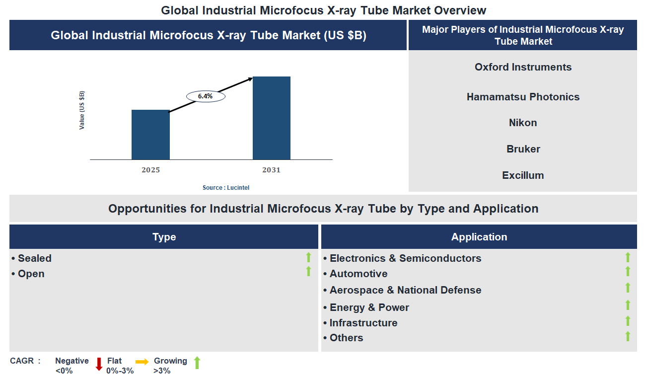 Industrial Microfocus X-ray Tube Market Trends and Forecast