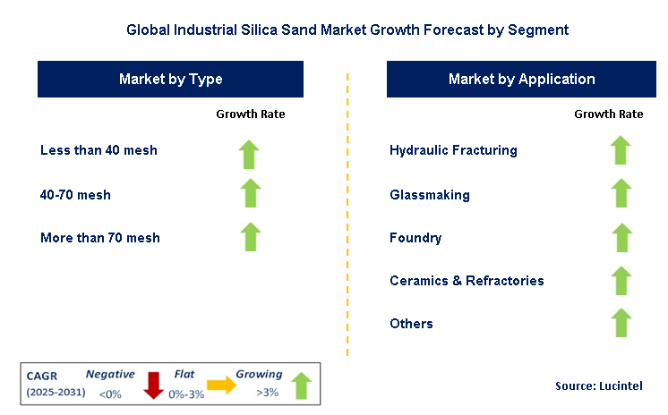 Industrial Silica Sand Market by Segment