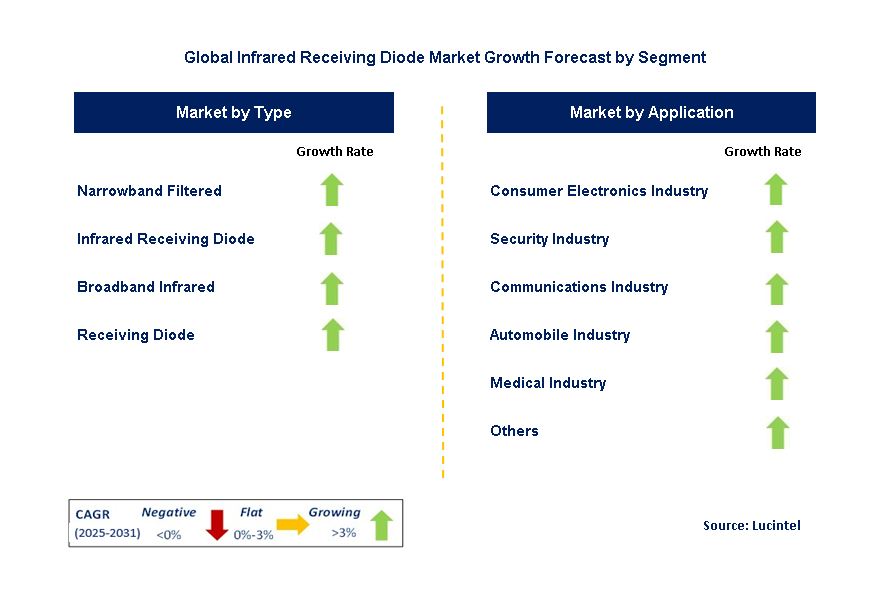 Infrared Receiving Diode Market by Segment