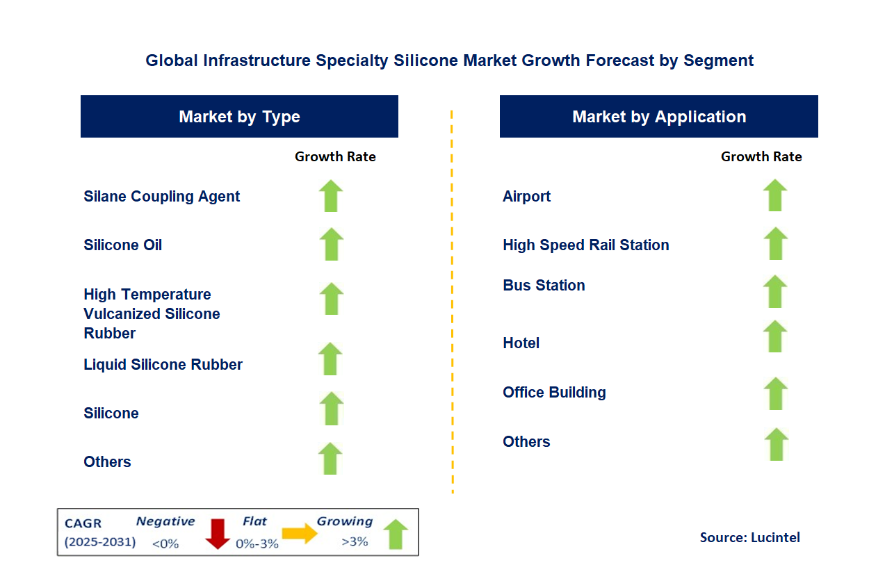 Infrastructure Specialty Silicone Market Market by Segment