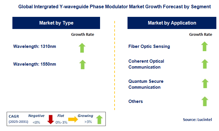 Intergrated Y-waveguide Phase Modulator Market by Segment