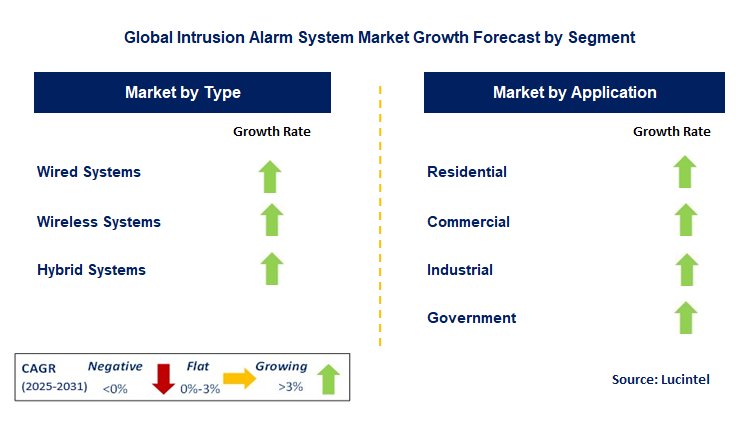 Intrusion Alarm System Market by Segment