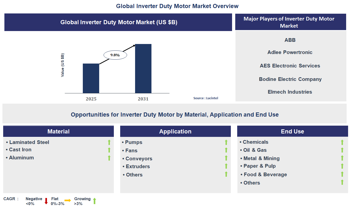 Inverter Duty Motor Market Trends and Forecast