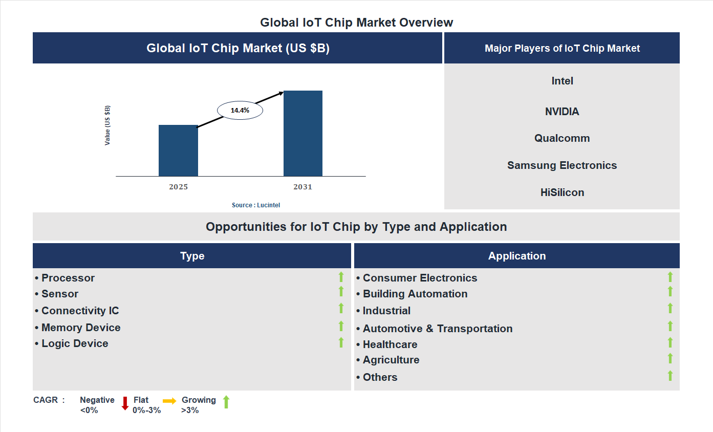 IoT Chip Market Trends and Forecast