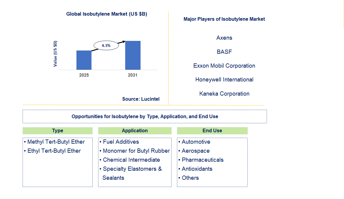 Isobutylene Market Trends and Forecast