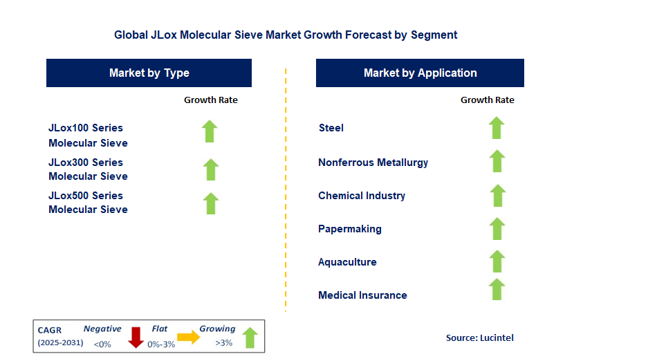 JLox Molecular Sieve Market by Segment