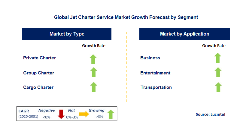 Jet Charter Service Market by Segment