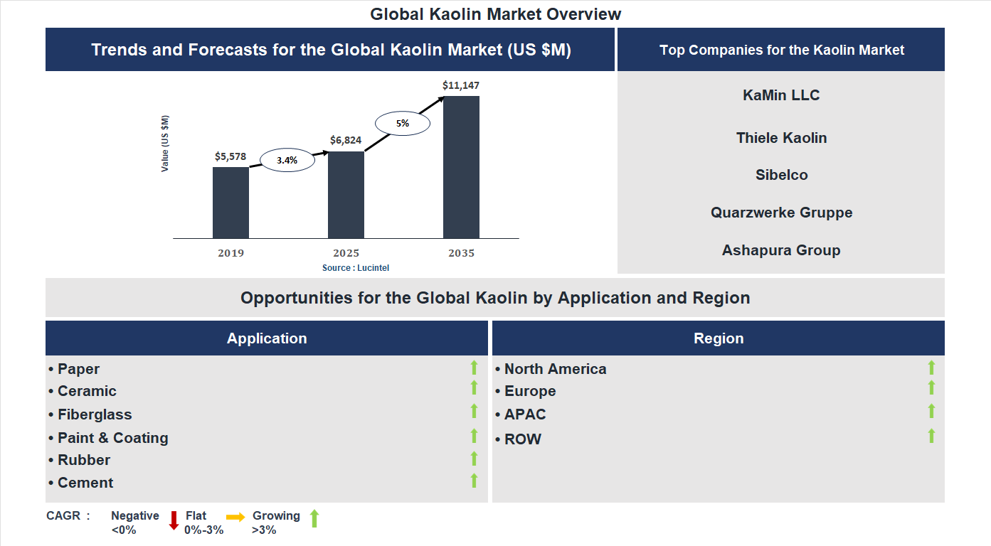 Kaolin Market Trends and Forecast