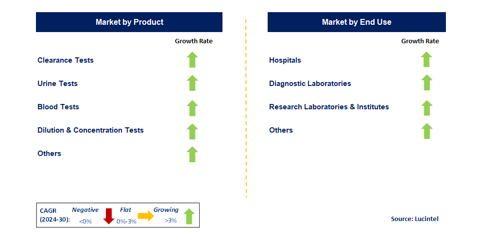 Kidney Function Tests by Segment