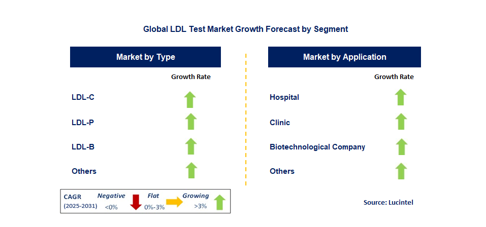 LDL Test Market by Segment