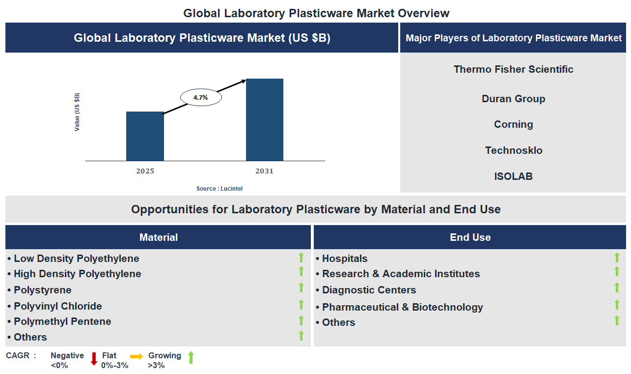 Laboratory Plasticware Market Trends and Forecast