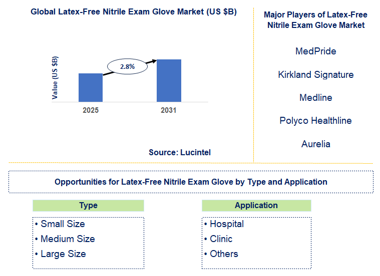 Latex-Free Nitrile Exam Glove Market Trends and Forecast