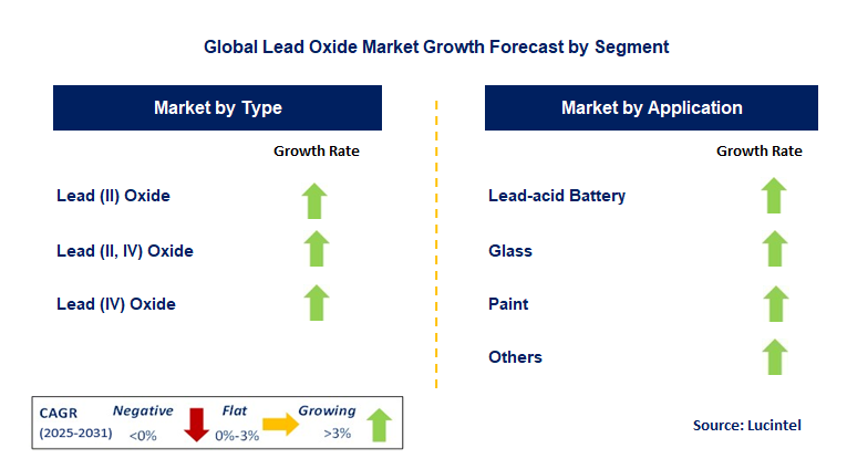 Lead Oxide Market by Segment
