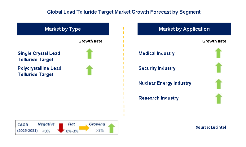 Lead Oxide Sputtering Target Market by Segment