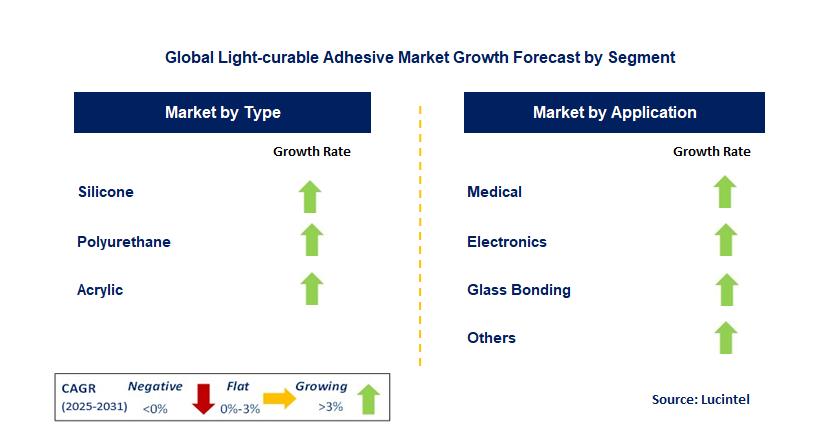 Light-curable Adhesive Market by Segment