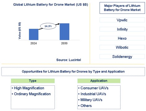 Lithium Battery for Drone Trends and Forecast