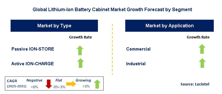 Lithium-Ion Battery Cabinet Market by Segment
