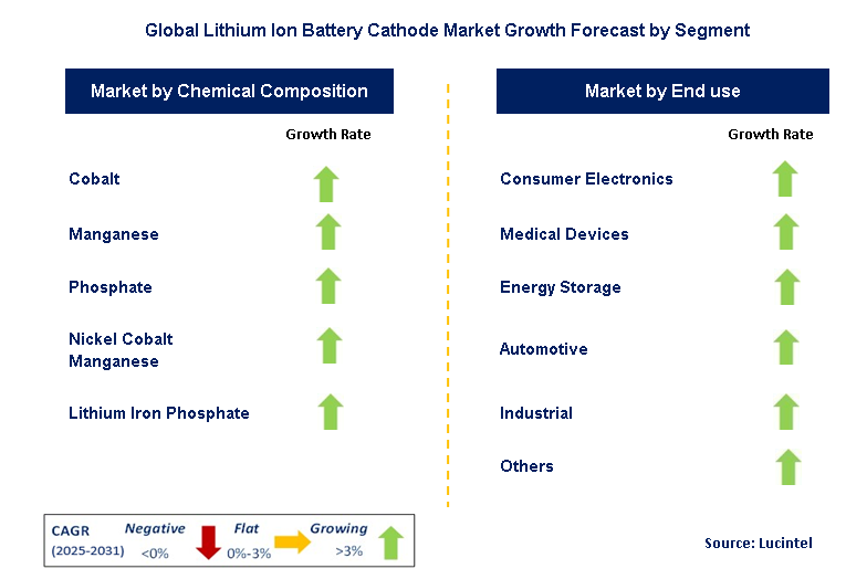 Lithium Ion Battery Cathode Market by Segment