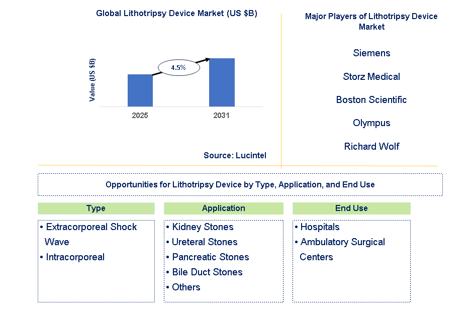 Lithotripsy Device Market Trends and Forecast