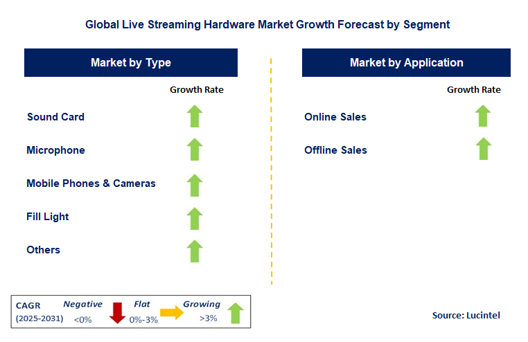Live Streaming Hardware Market by Segment