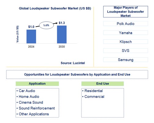Loudspeaker Subwoofer Market by application and end use