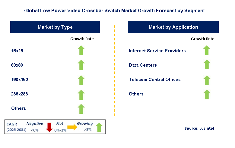 Low Power Video Crossbar Switch Market by Segment