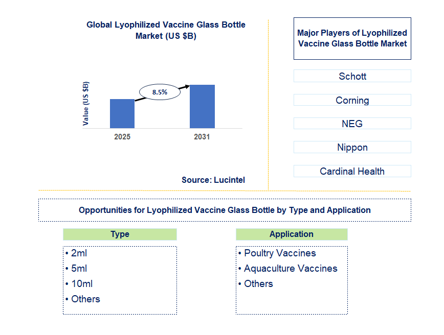 Lyophilized Vaccine Glass Bottle Market Trends and Forecast