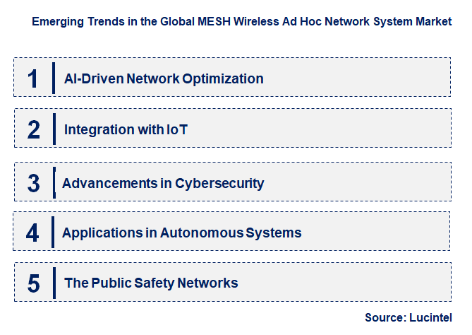 Emerging Trends in the MESH Wireless Ad Hoc Network System Market