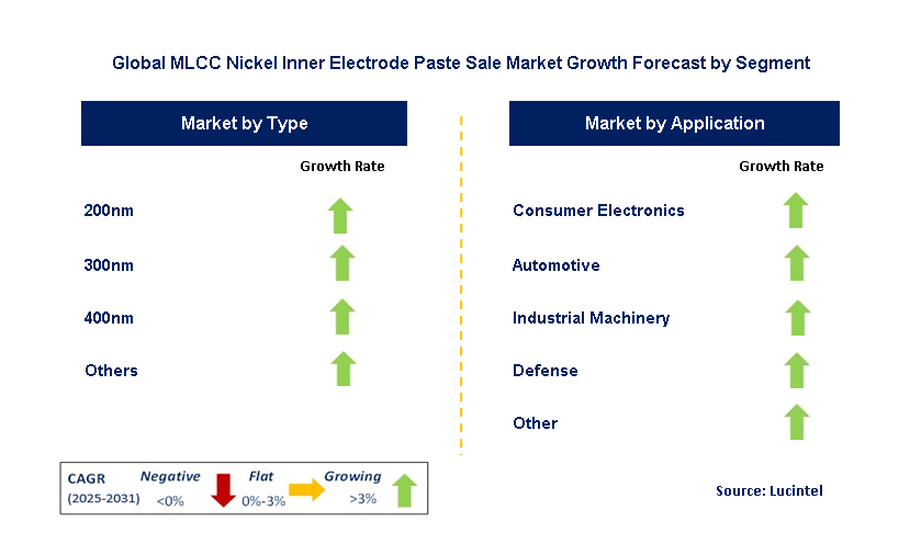 MLCC Nickel Inner Electrode Paste Sale Market by Segment