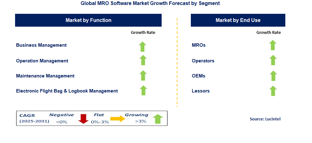 MRO Software Market by Segment