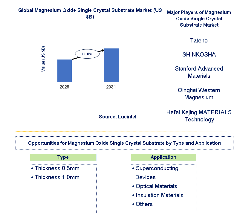 Magnesium Oxide Single Crystal Substrate Market Trends and Forecast