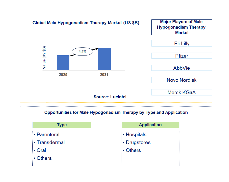 Male Hypogonadism Therapy Market Trends and Forecast